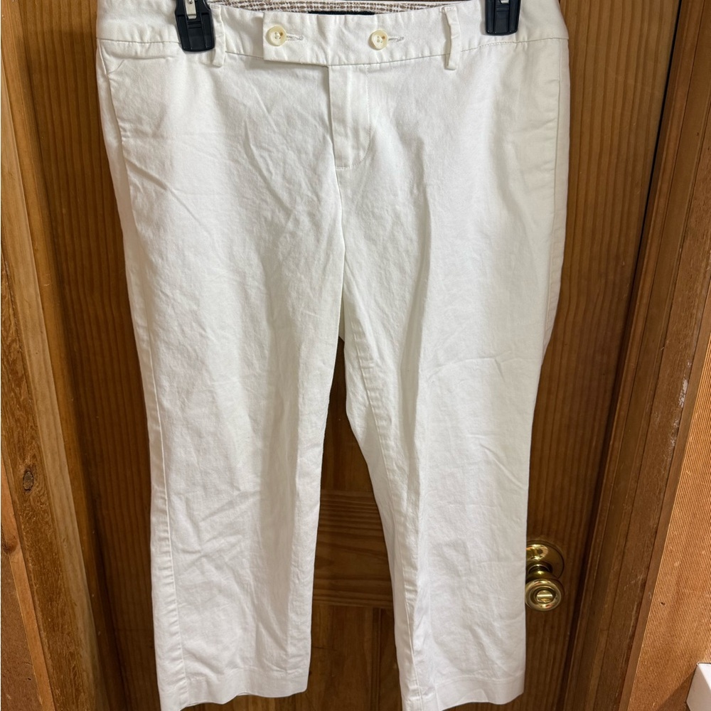 Banana Republic Cream Ankle Pants